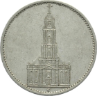 3. Reich 5 Mark 1934 G - Garnisonskirche von Potsdam
